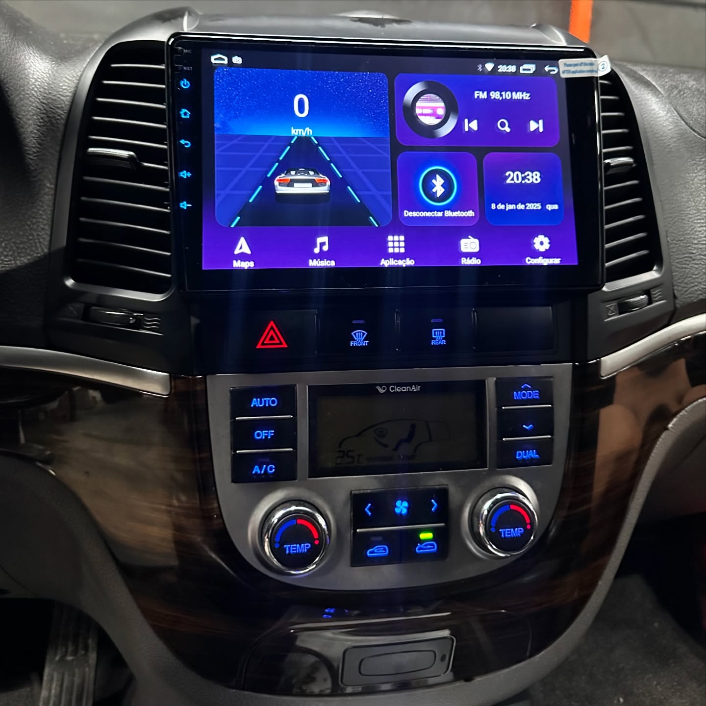 Ribbon Microphone - 8G+128G Android 14.0 Car Gps Navi