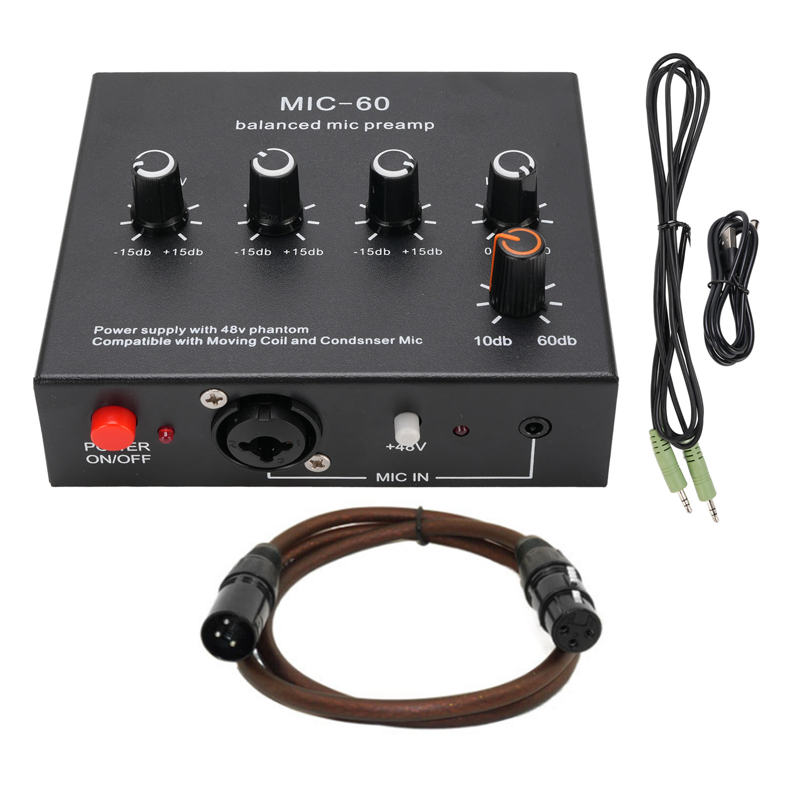 Microphone Capsule - Mic Preamp Microphone Preamp Mic Gain