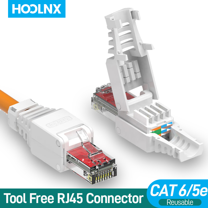 Rj45 Jack - Hoolnx Tool free RJ45 connector, CAT6