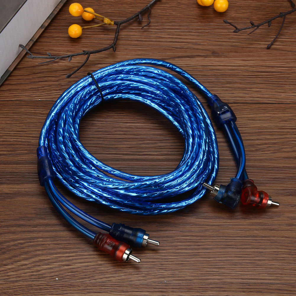 Car Styling 5m RCA Interconnec - đánh giá và giá Audio Jumper Wire