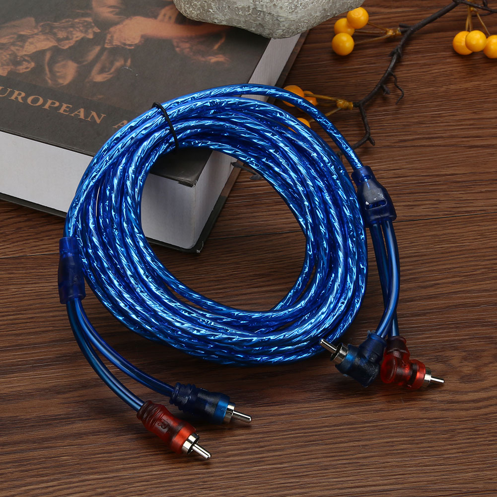 Car Styling 5m RCA Interconnec - đánh giá và giá Audio Jumper Wire