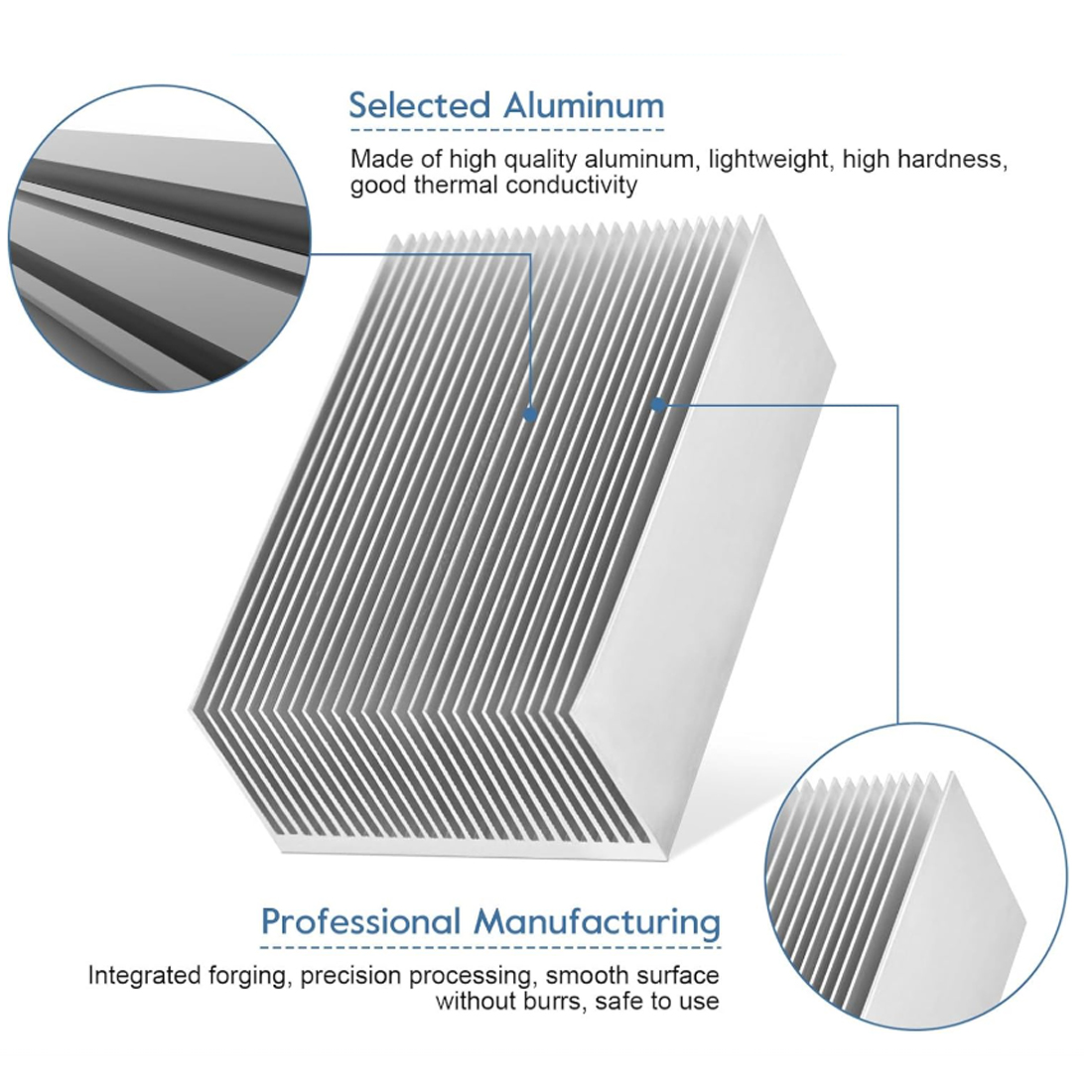 DIY Cooler Aluminum Heatsink G - đánh giá và giá Heatsink Aluminum