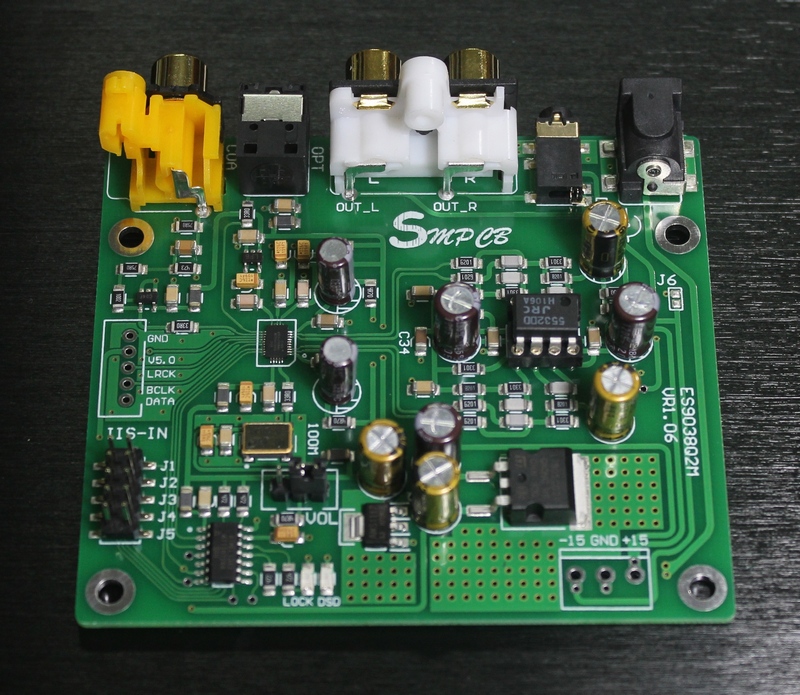 ES9038 Q2M DAC DSD decoder boa - đánh giá và giá Dac Board