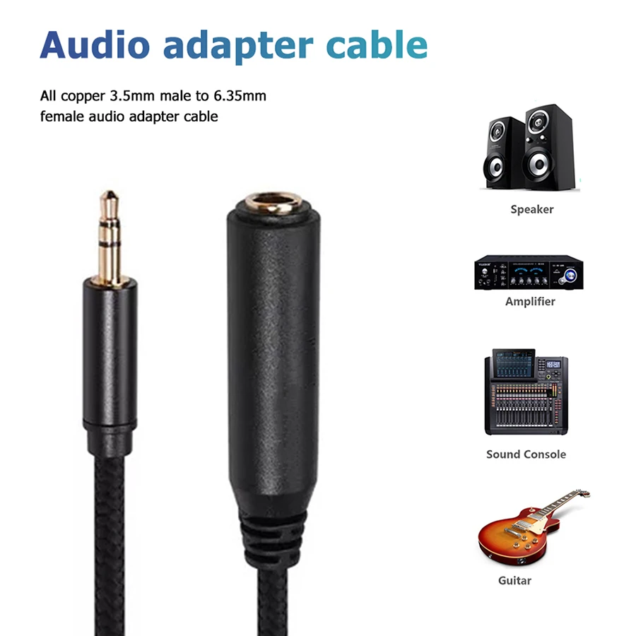 1/8 inch 3.5mm to 1/4 inch 6.3 - đánh giá và giá Trs Cable