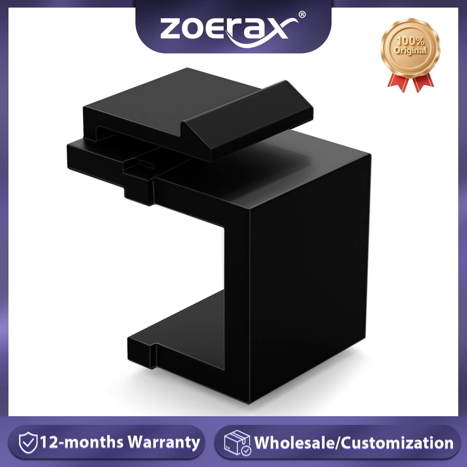 ZoeRax 30-Pack Blank Keystone  - đánh giá và giá Rj45 Jack