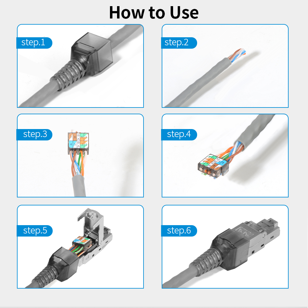 Cat6A/Cat6 Shielded RJ45 Tool- - đánh giá và giá Rj45 Jack