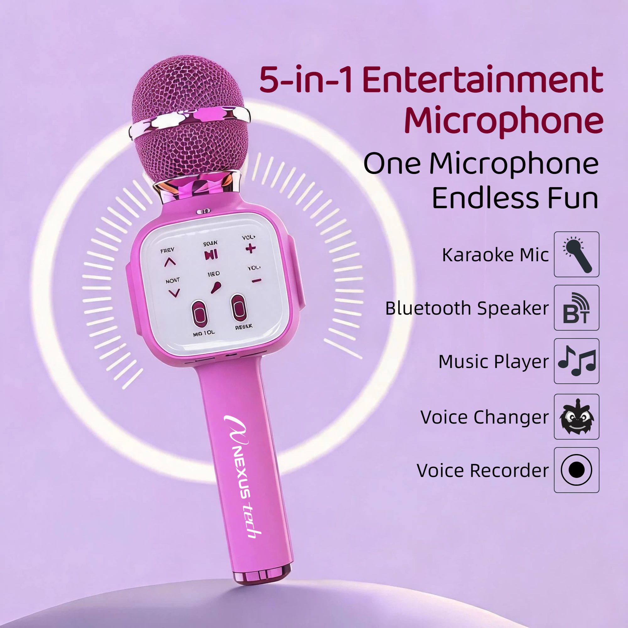 Wireless Bluetooth 5.2 Karaoke - đánh giá và giá Speaker Kit