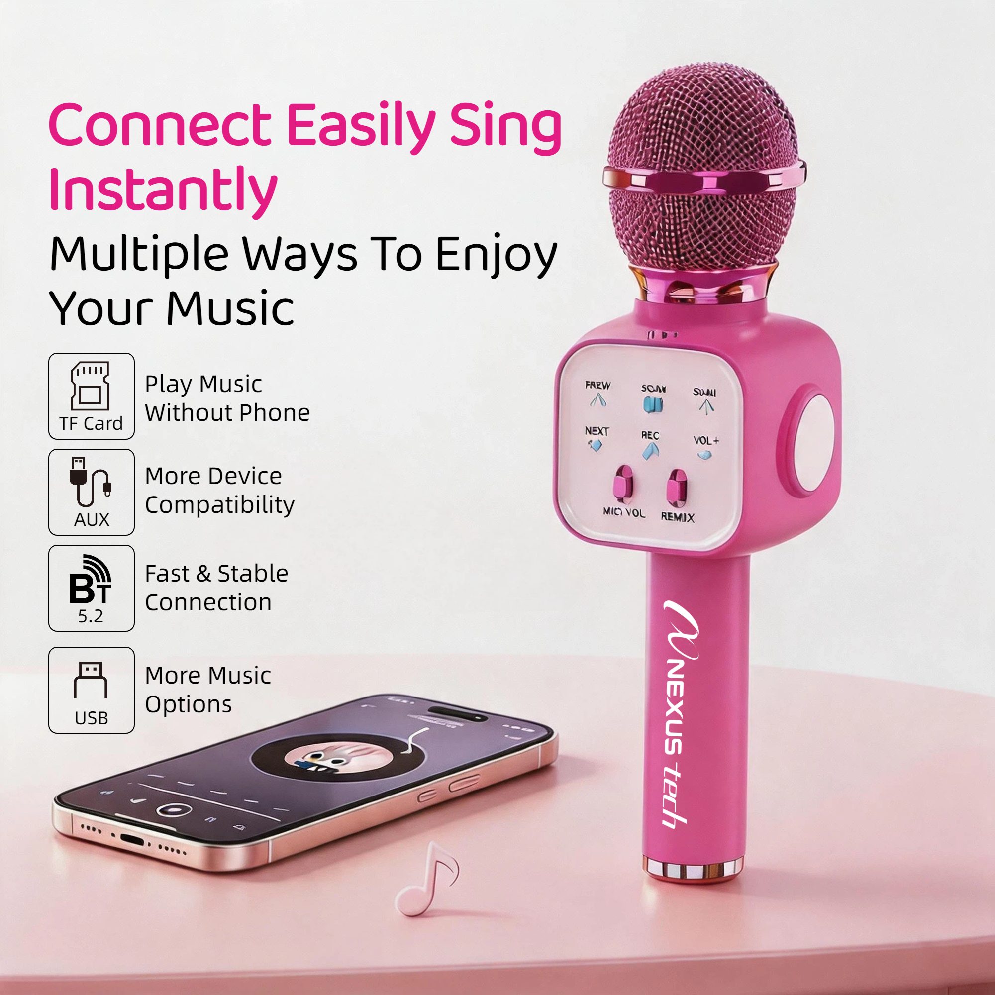 Wireless Bluetooth 5.2 Karaoke - đánh giá và giá Speaker Kit