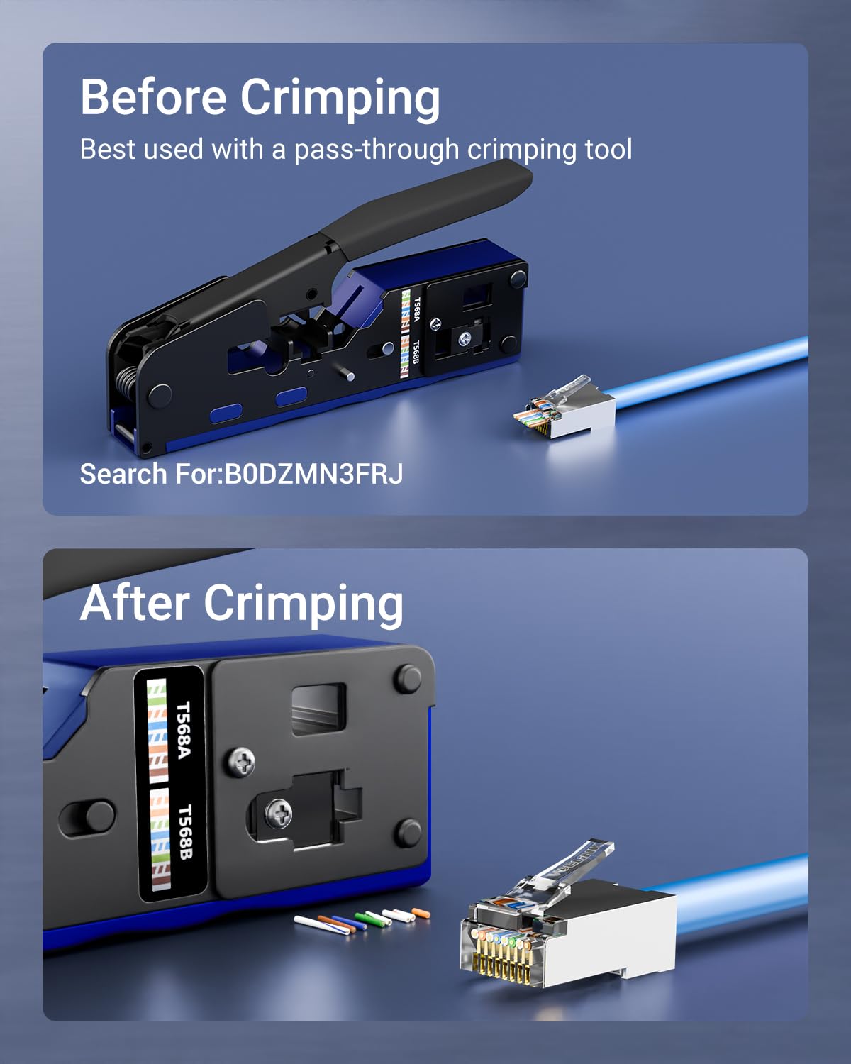 Cat 6 Shielded Pass Through RJ - đánh giá và giá Rj45 Jack