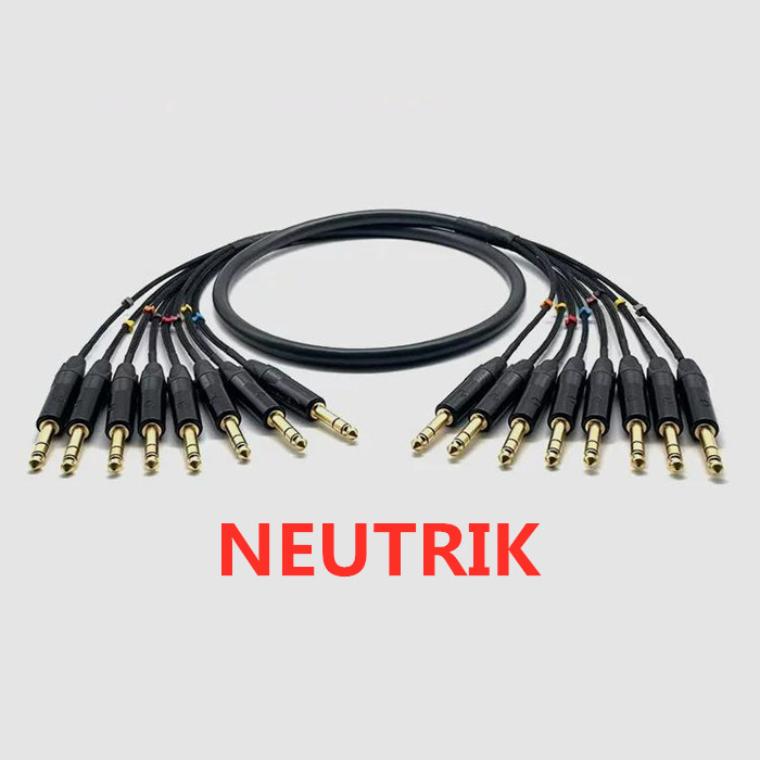 1 meter 11 NEUTRIK 6.35mm TRS  - đánh giá và giá Trs Cable