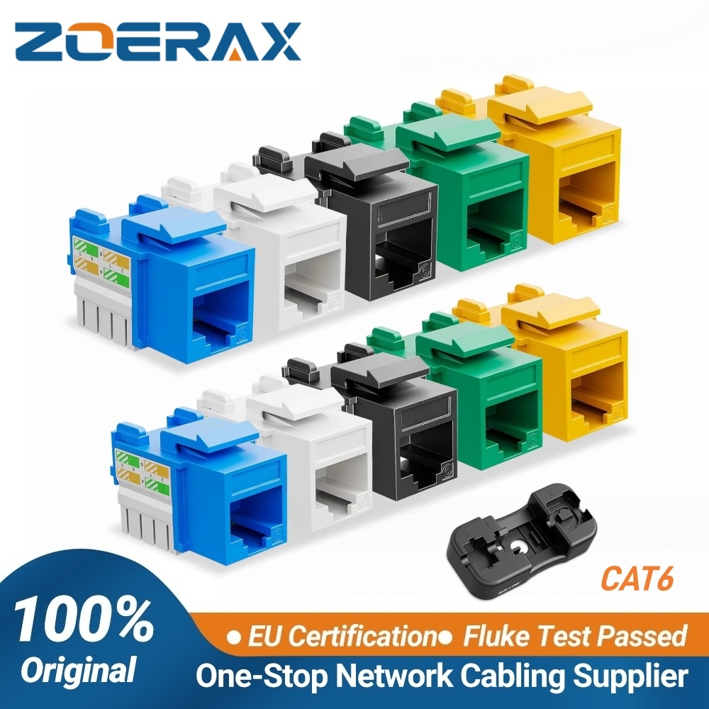 ZoeRax 10-Pack RJ45 Keystone J - đánh giá và giá Rj45 Jack