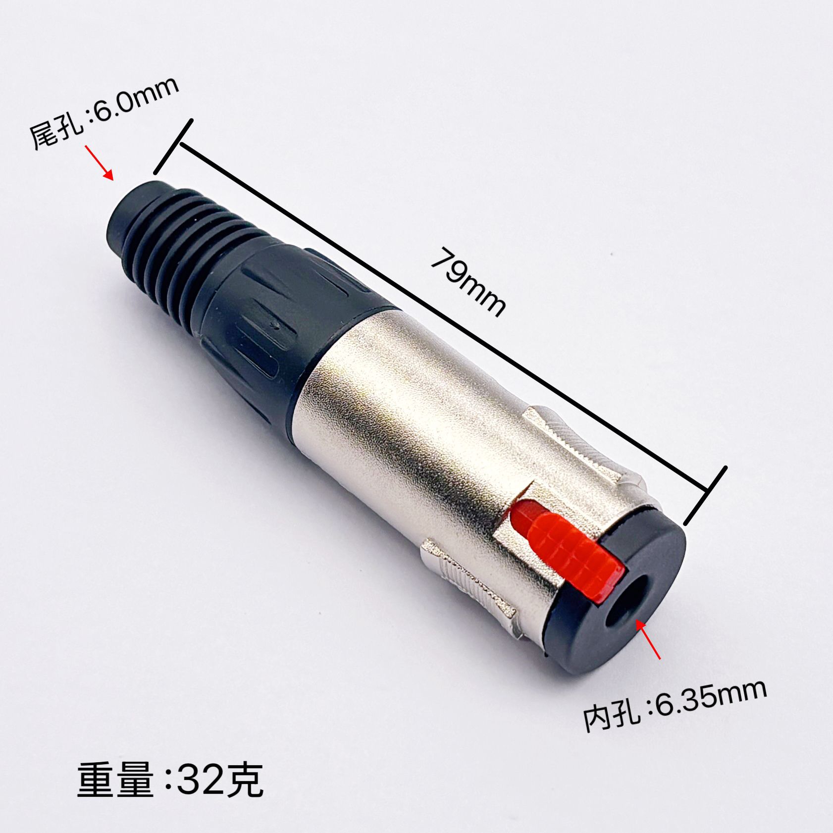 1Pcs 6.35mm Stereo Female Jack - đánh giá và giá Trs Cable