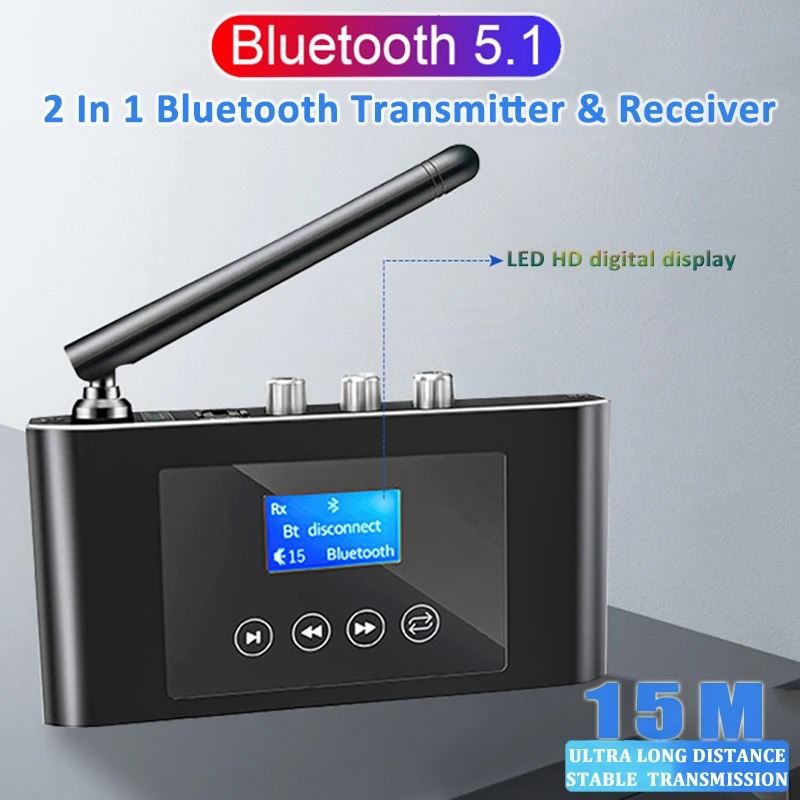 2 in 1 Long Range Bluetooth 5. - đánh giá và giá Headphone Amplifier