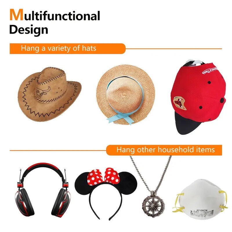 5/10pcs New Baseball Hat Hook  - đánh giá và giá Headphone Parts