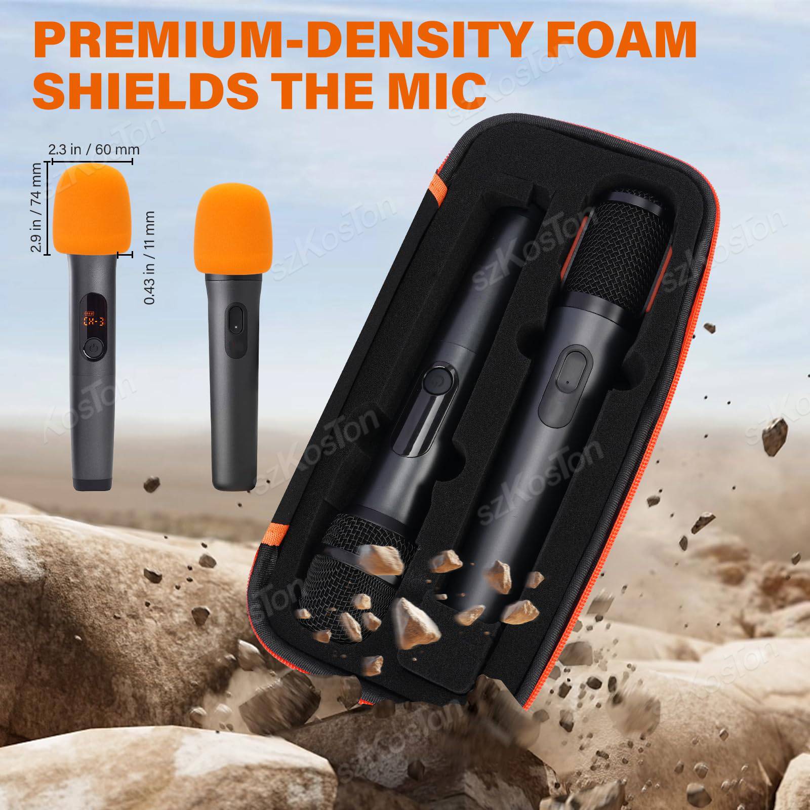 Travel Portable Storage Bag Ad - đánh giá và giá Microphone Capsule