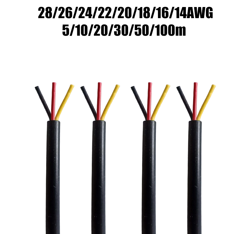 3 Core Sheathed Cable Electric - đánh giá và giá Audio Jumper Wire
