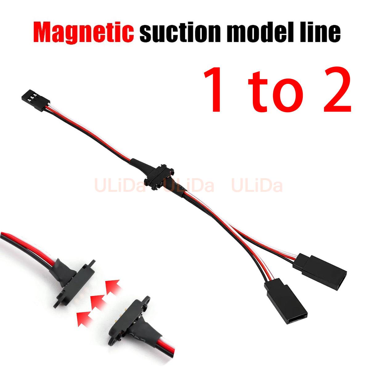3-Pin Magnetic Snap-on 1 to 2  - đánh giá và giá Rca Cable