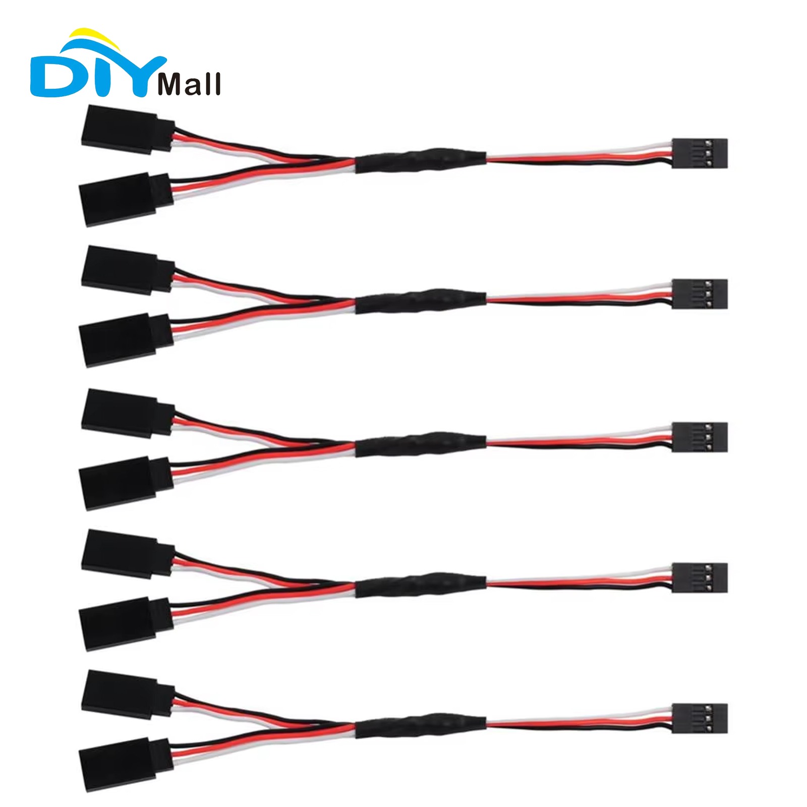 DIYmall JR Style 15cm Servo Y  - đánh giá và giá Rca Cable