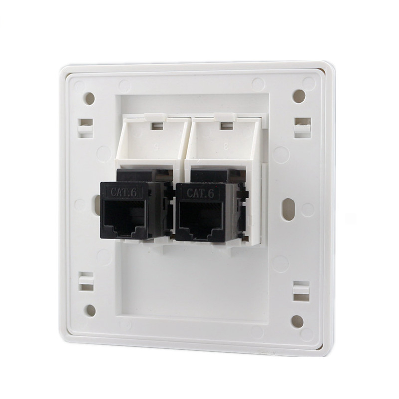 Nữ Để Nữ CAT6 RJ45 LAN Dán Mặt - đánh giá và giá Rj45 Jack